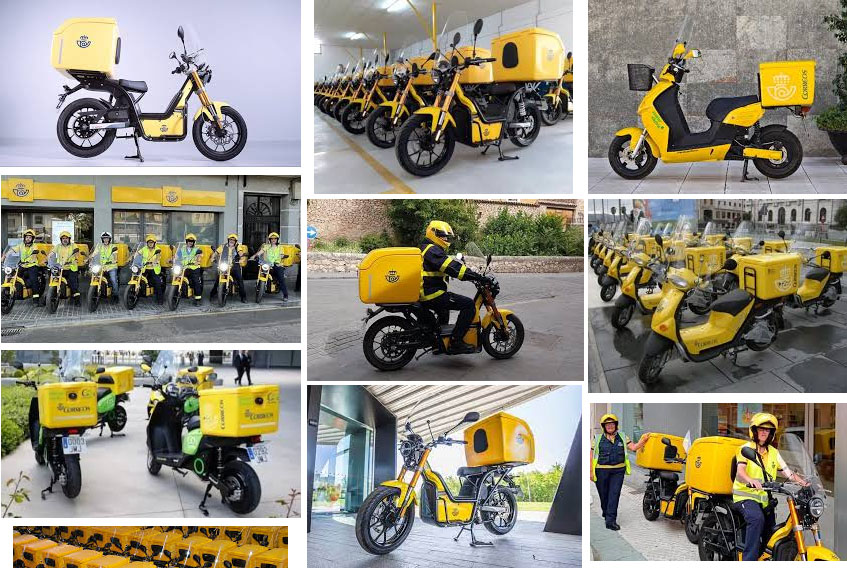 moto para carteros de correos electrica