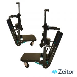 Carretilla electrica sube escaleras para transportar mercancias