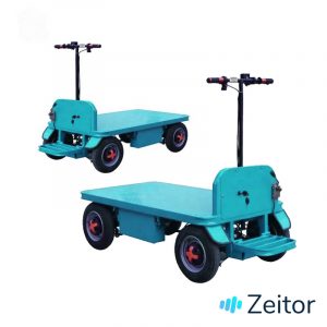 Carritos electricos reparto con plataforma para operario repartidor