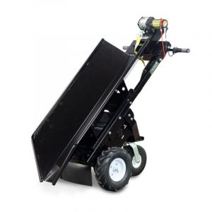 Carro electrico para carcasas de cerdos