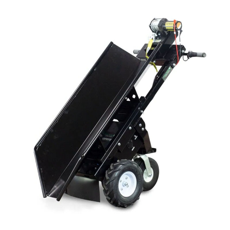 Carro electrico para carcasas de cerdos