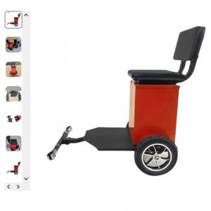 Plataforma acompañante para silla de ruedas electrica