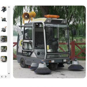 Vehiculo barredora electrico para limpieza de calles