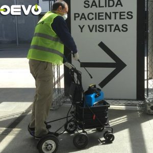 Ver carrito electrico de limpieza hospitales