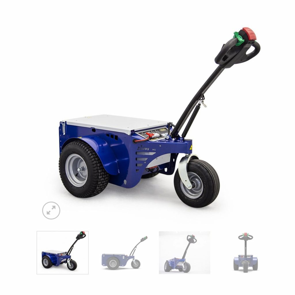 empujador electrico de carga