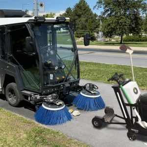 Carrito electrico para zonas verdes y jardines