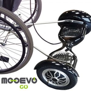 Ver sillas de ruedas con motor asistente cuidador Mooevo Go