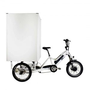 BKL BOX 920 Cargo bike electrica trasera techada y cerradura