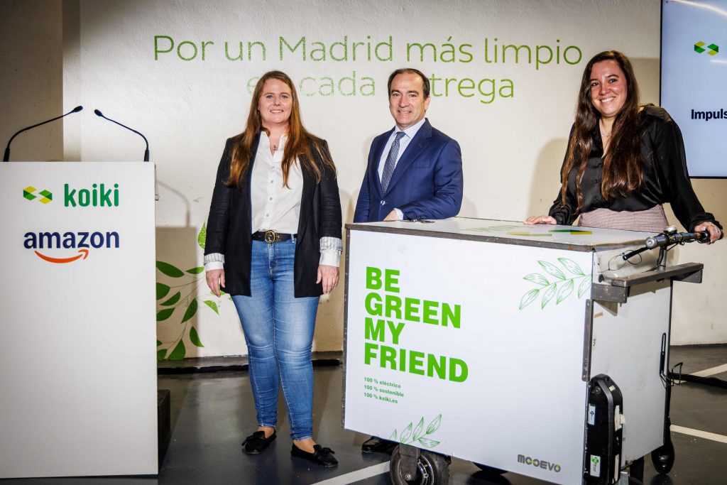 reparto sostenible amazon mooevo