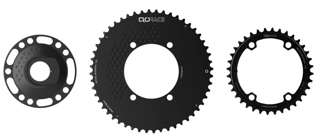 qo bike marca bielas cranksets fibra carbono